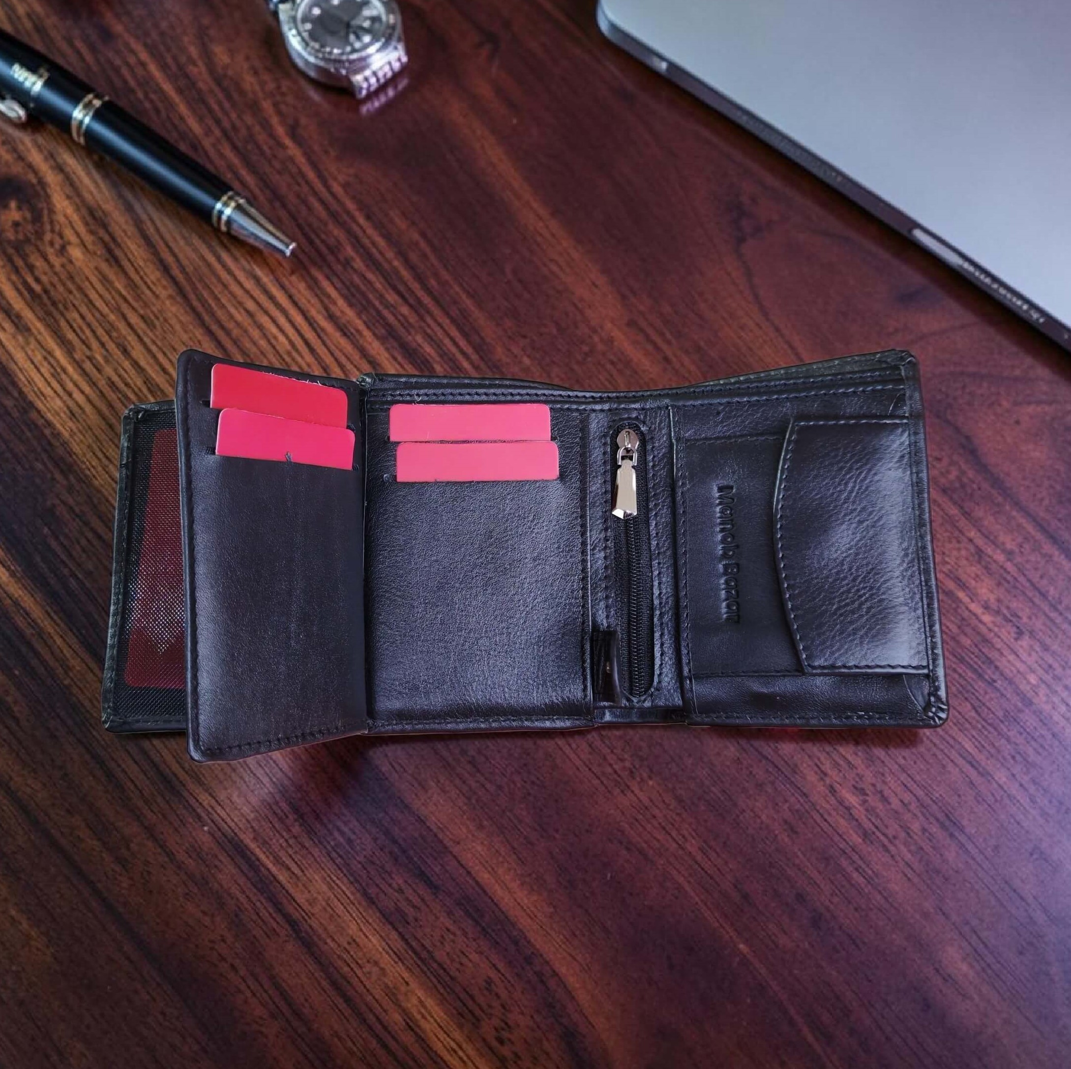 Luxury Vertical Multifunctional Leather Wallet MW14