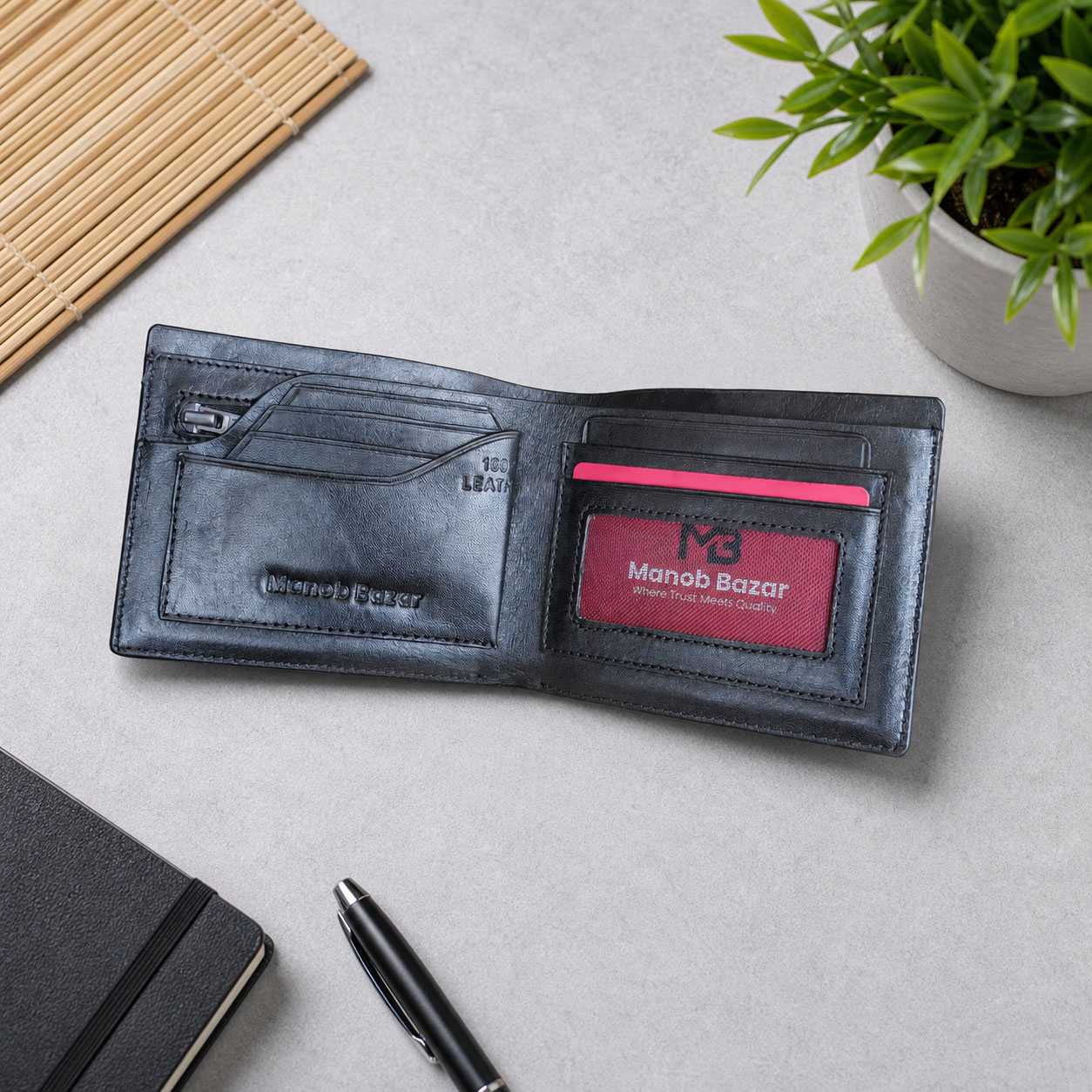 Elite Bifold Zipi Wallet MW03