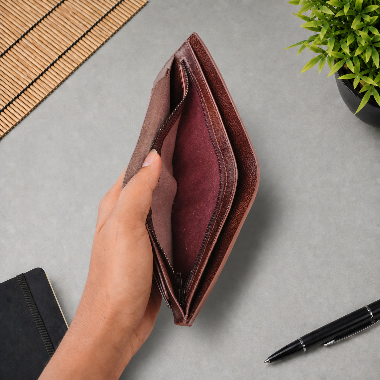 Elite Bifold Zipi Wallet MW03