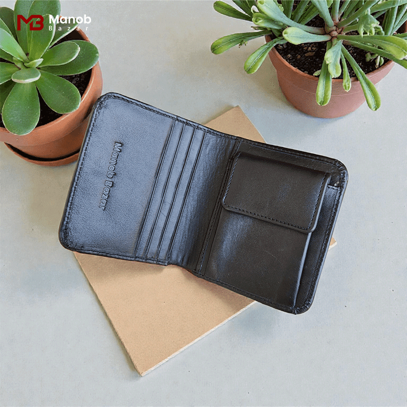 Compact Leather Mini Wallet MW06