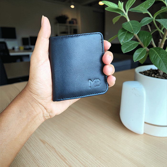 Compact Leather Mini Wallet MW06